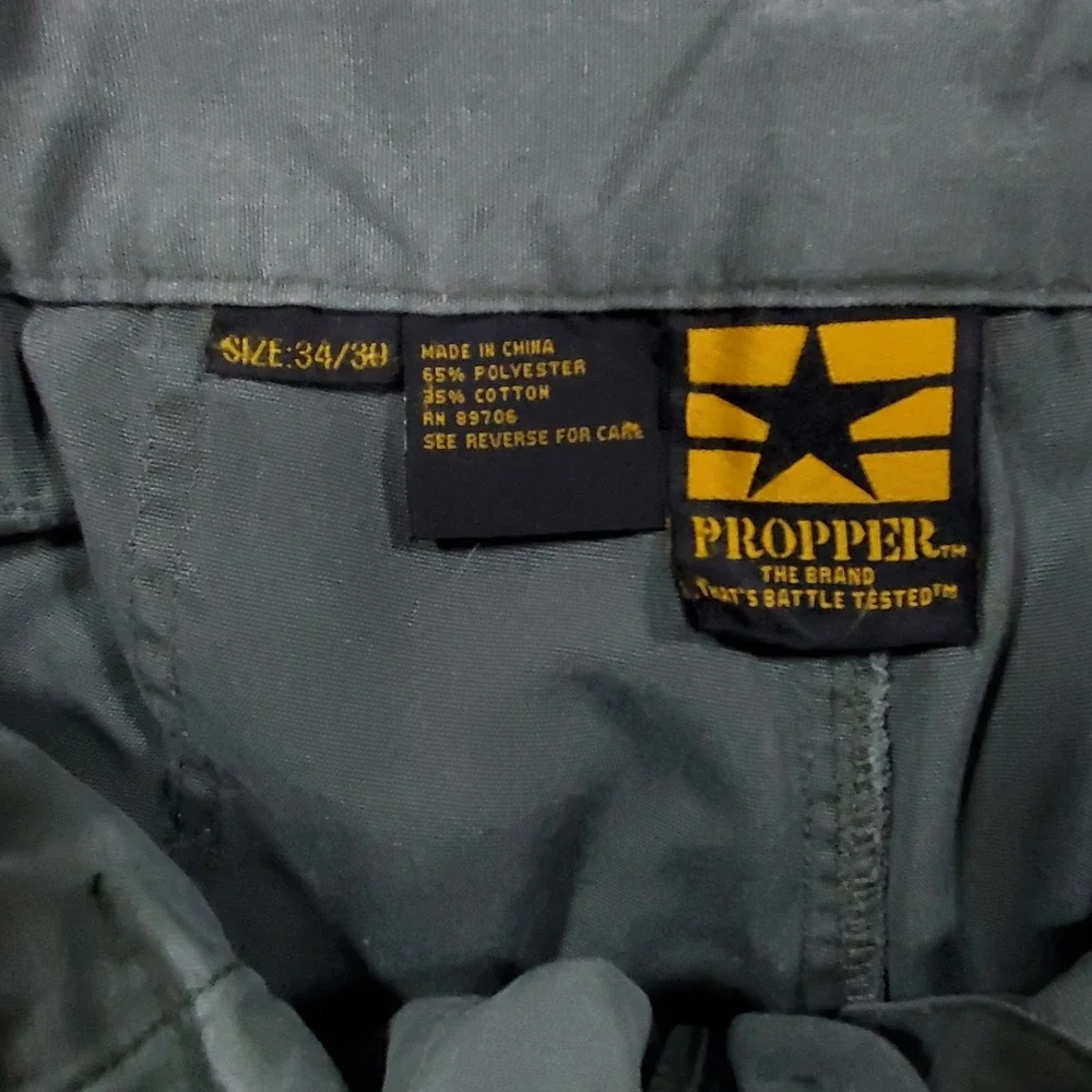 Propper Tactical Cargo Pants Mens‎ 34x30 Green Utility Work Poly Cotton